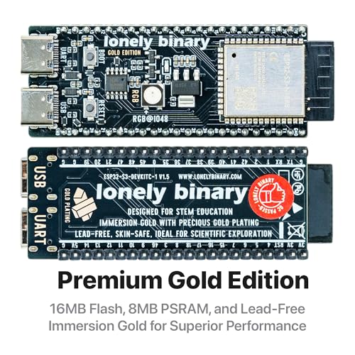 Lonely Binary ESP32-S3 N16R8 PinPulse Shield GPIO LED 16MB for Arduino IDE