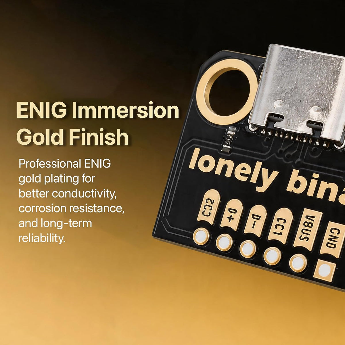 12-Pack USB-C Breakout Board, 5.1K Resistor DIP