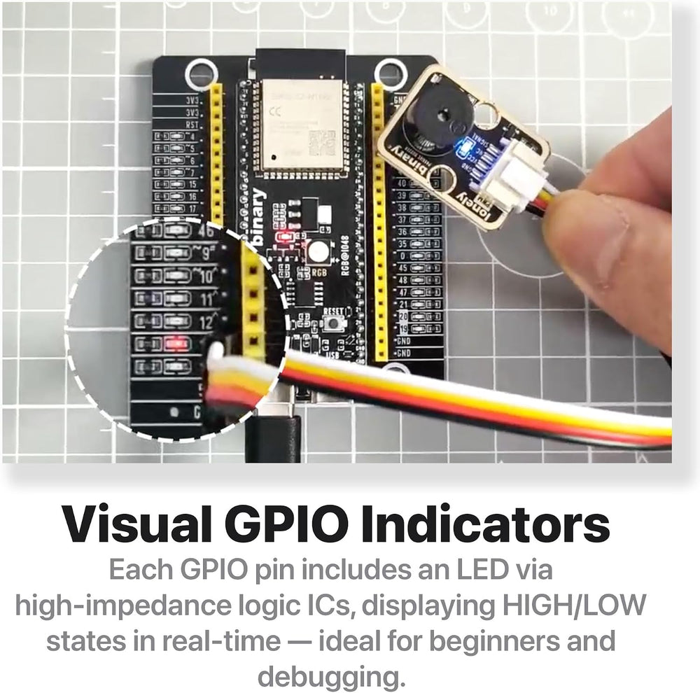 ESP32-S3 Gold Edition + PinPulse Shield, 3-Pack