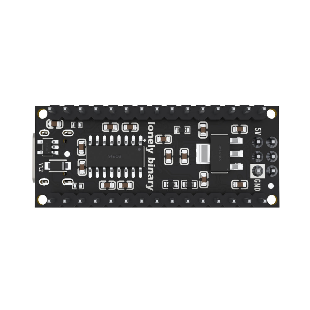 Nano V3.0 USB-C board, bottom view