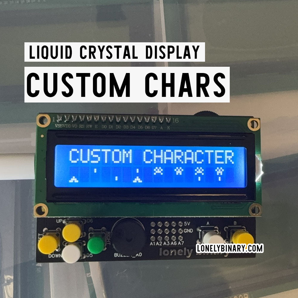LCD 1602 2004 Custom Character