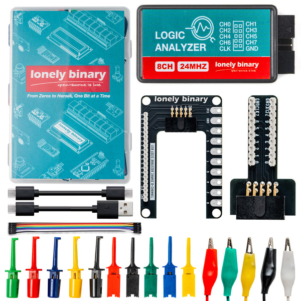 USB Logic Analyzer - 24MHz/8-Channel
