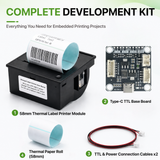 LONELY BINARY 58mm Thermal Label Printer Module Kit, ESP32-S3 TTL Base