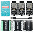 Lonely Binary 3-Pack ESP32 Gold WiFi BT 3 Expansion Bases for Arduino IDE