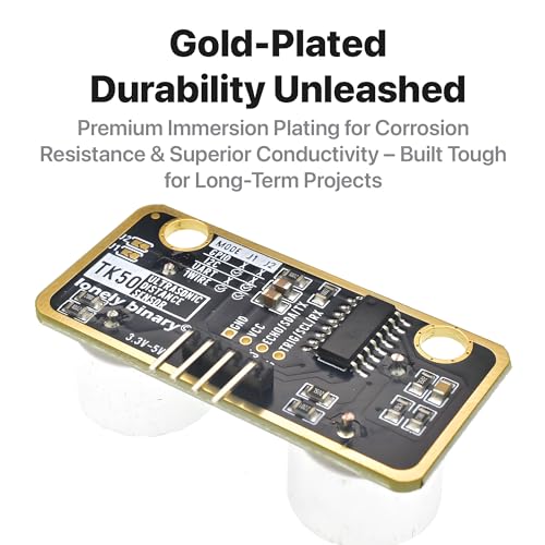 Lonely Binary 5-Pack HC-SR04 Ultrasonic Sensor I2C UART for Arduino & ESP32