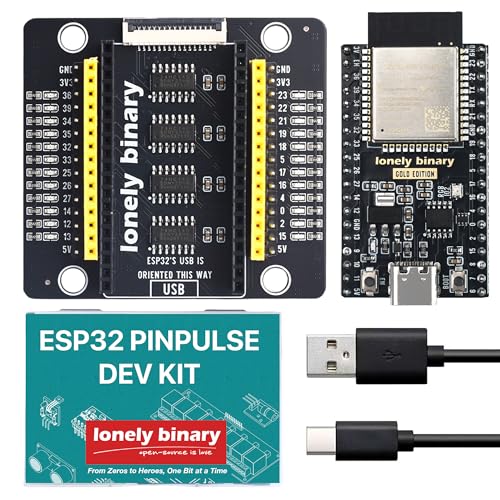 ESP32 Gold Edition + PinPulse Shield