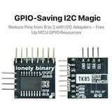 LONELY BINARY 5-Set I2C 4x4 Matrix Membrane Keypad for Arduino ESP32 Pico