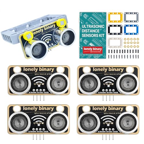 Lonely Binary 5-Pack HC-SR04 Ultrasonic Sensor I2C UART for Arduino & ESP32