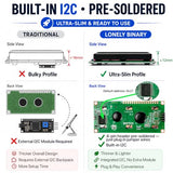 Lonely Binary 3-Pack 1602 LCD Display Module, Built-in I2C, 16x2 Blue