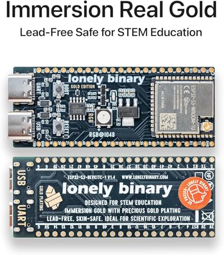 Lonely Binary ESP32-S3 N16R8 16MB Gold Edition Dev Board + IPEX Antenna