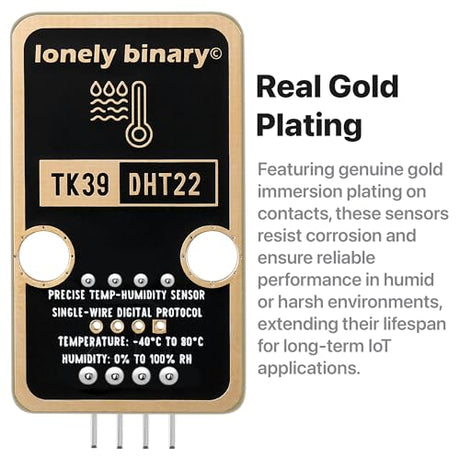 Lonely Binary 6-Pack DHT22 DHT11 Temperature Humidity Sensor AM2302 Arduino