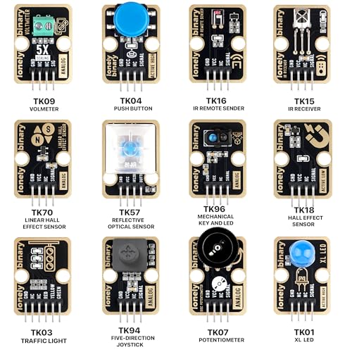 Lonely Binary ESP32-S3 STEM Learning Kit, 46 Sensor Modules and Dev Board