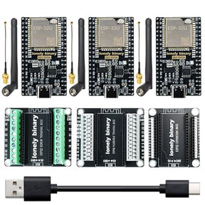 Lonely Binary 3-Pack ESP32 IPEX Antenna WiFi BT 3 Bases for Arduino IDE