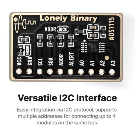 Lonely Binary 3-Pack ADS1115 16-Bit ADC I2C Module for Arduino & ESP32
