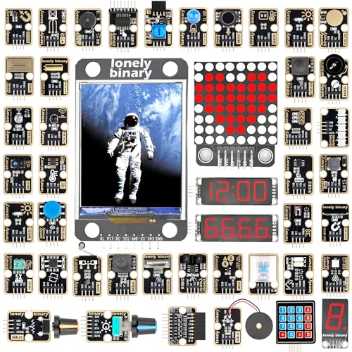 Lonely Binary ESP32-S3 STEM Learning Kit, 46 Sensor Modules and Dev Board