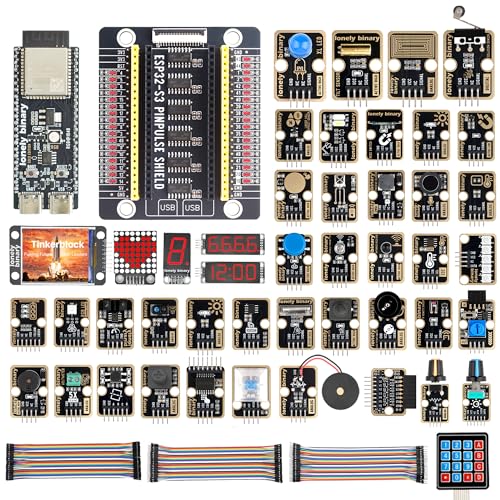 Lonely Binary ESP32-S3 STEM Learning Kit, 46 Sensor Modules and Dev Board