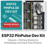 3-Pack ESP32 WROOM-32UE with IPEX Antenna + GPIO LED