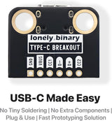 12-Pack USB-C Breakout Board, 5.1K Resistor DIP
