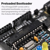 DIY UNO R3 Kit, ATmega328P Through-Hole