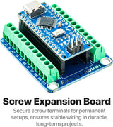 3-Pack Nano V3.0 ATmega328P USB-C + 3 Expansion Bases