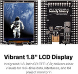 ESP32 1.8" LCD Dev Board + LiPo Expansion Shield