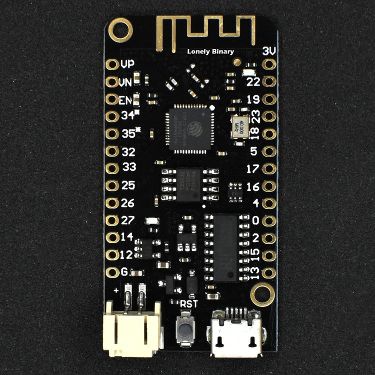 Esp32 with lipo battery charger lonely binary