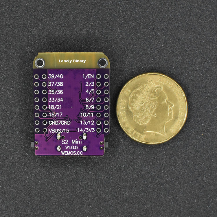 ESP32-S2 Mini Development Board – Lonely Binary