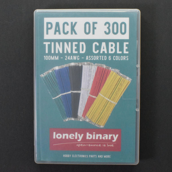 Tinned Cable 100MM 24AWG - Assorted Mixed Color