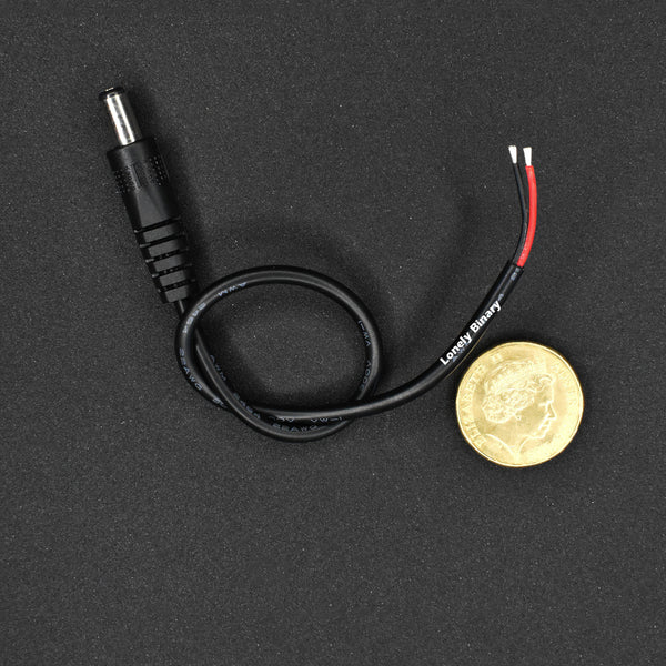 DC 5521 Power Cable Male Connector 25cm