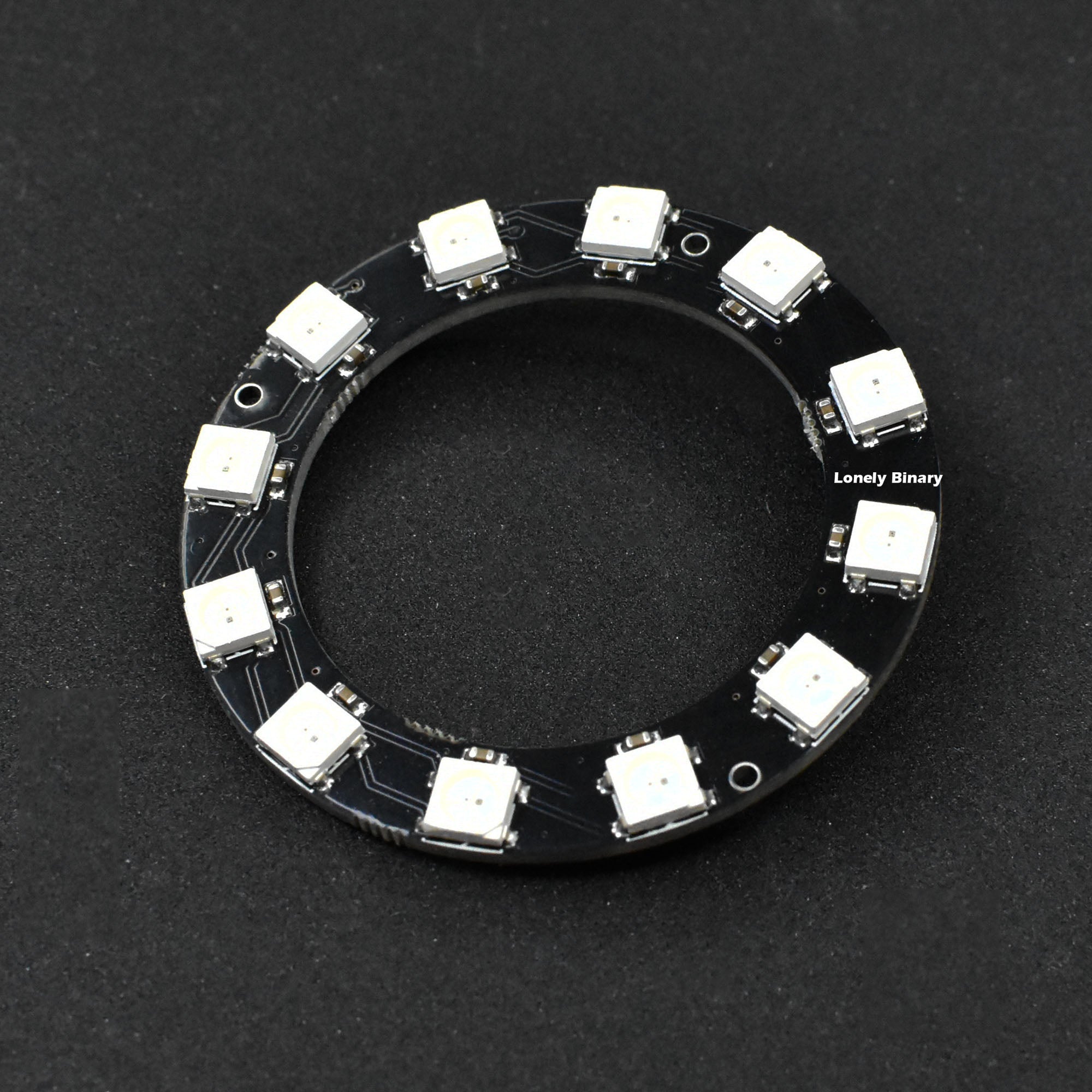 WS2812 Ring - 12 Lights - Addressable LED Ring – Lonely Binary