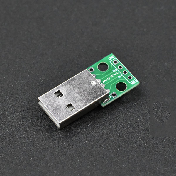 USB 2.0 Male to DIP 2.54mm PCB Connector