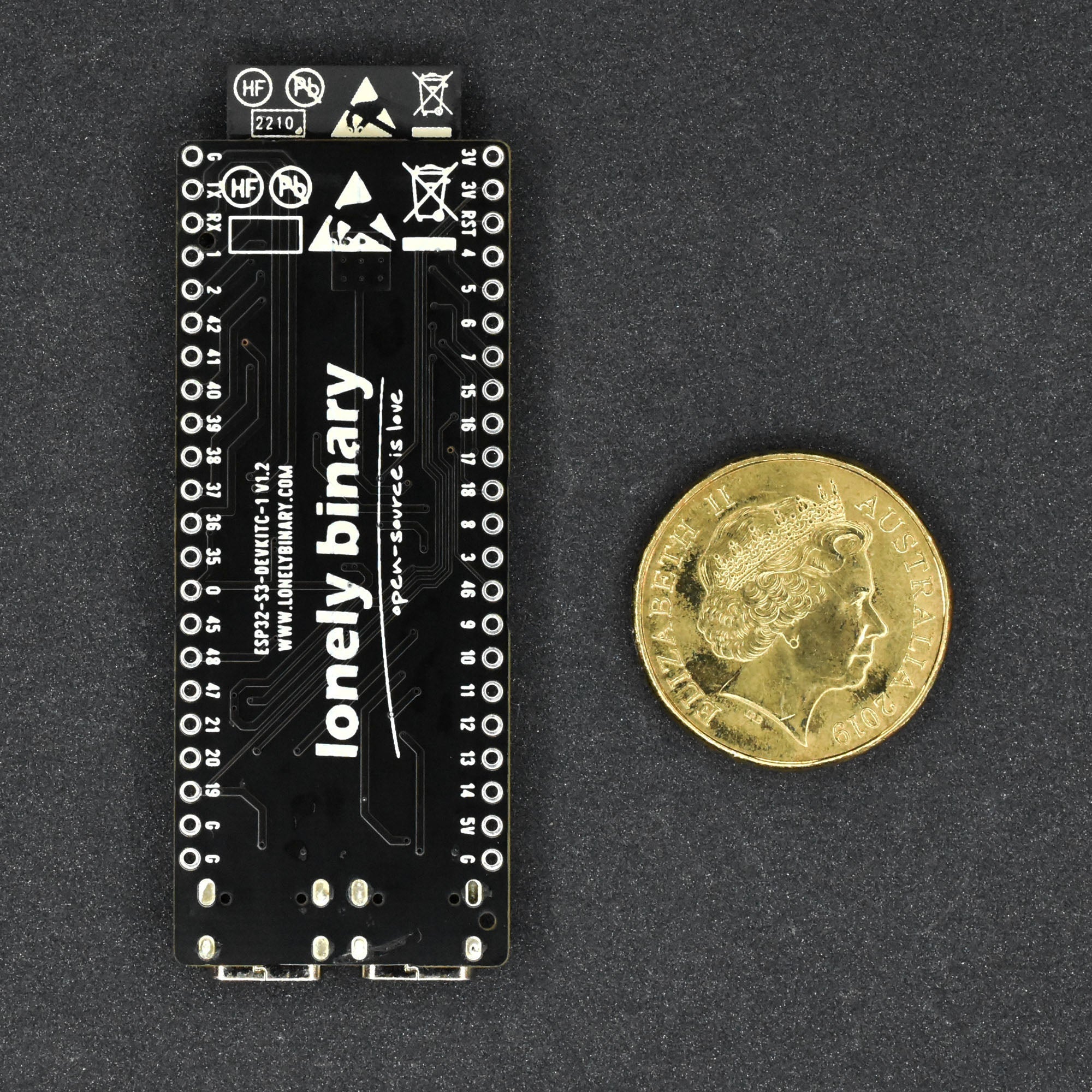 ESP32-S3 Type-C PCB Antenna Board – Lonely Binary