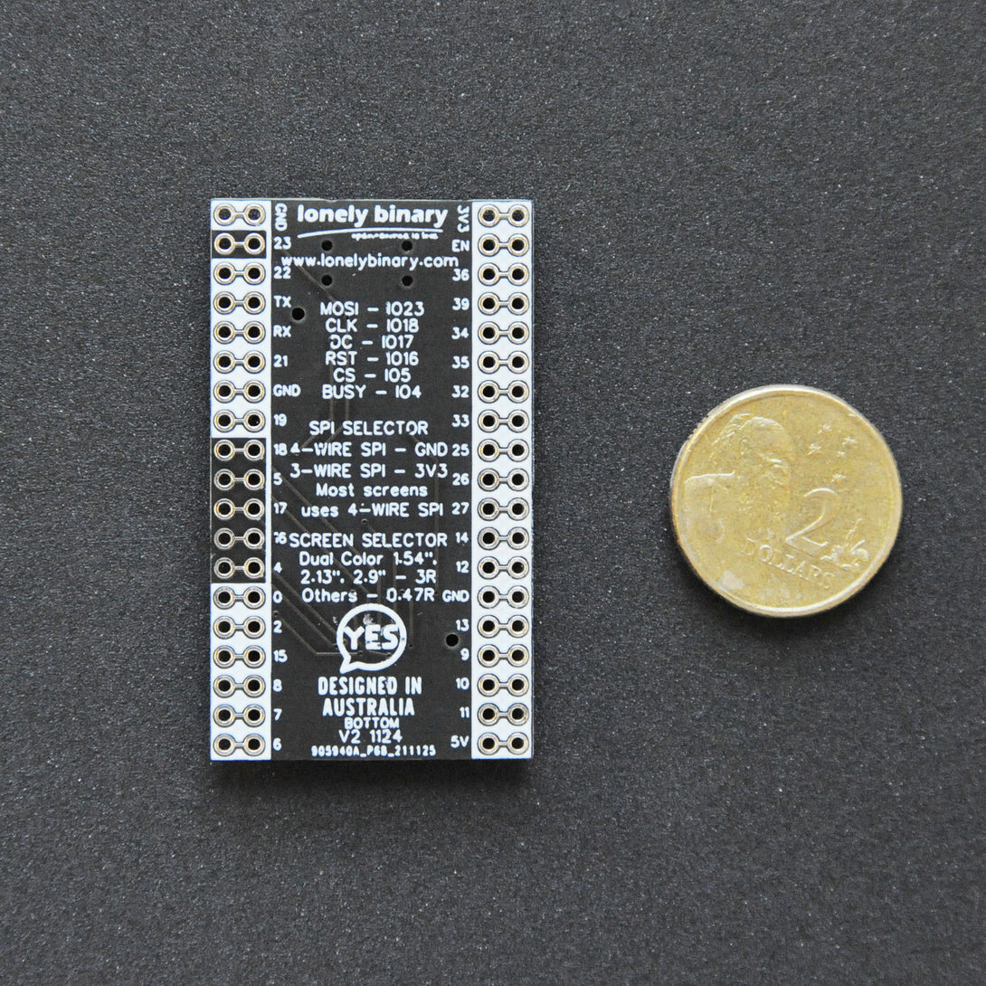 E INK Paper ESP32 Shield – Lonely Binary