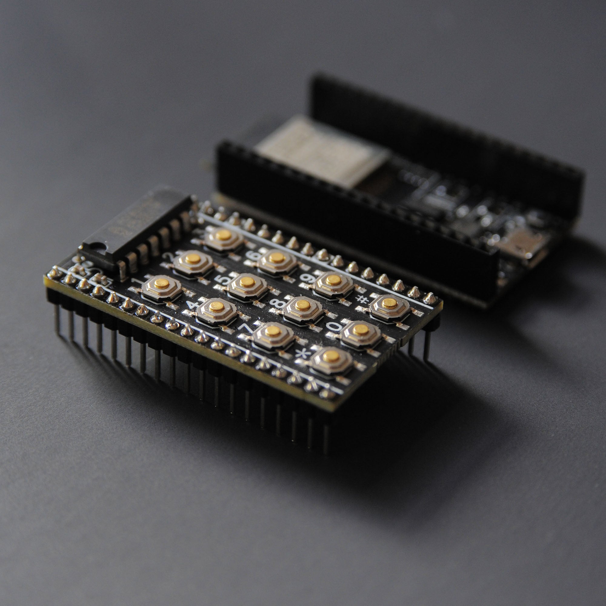 Matrix Keypad ESP32 Shield – Lonely Binary