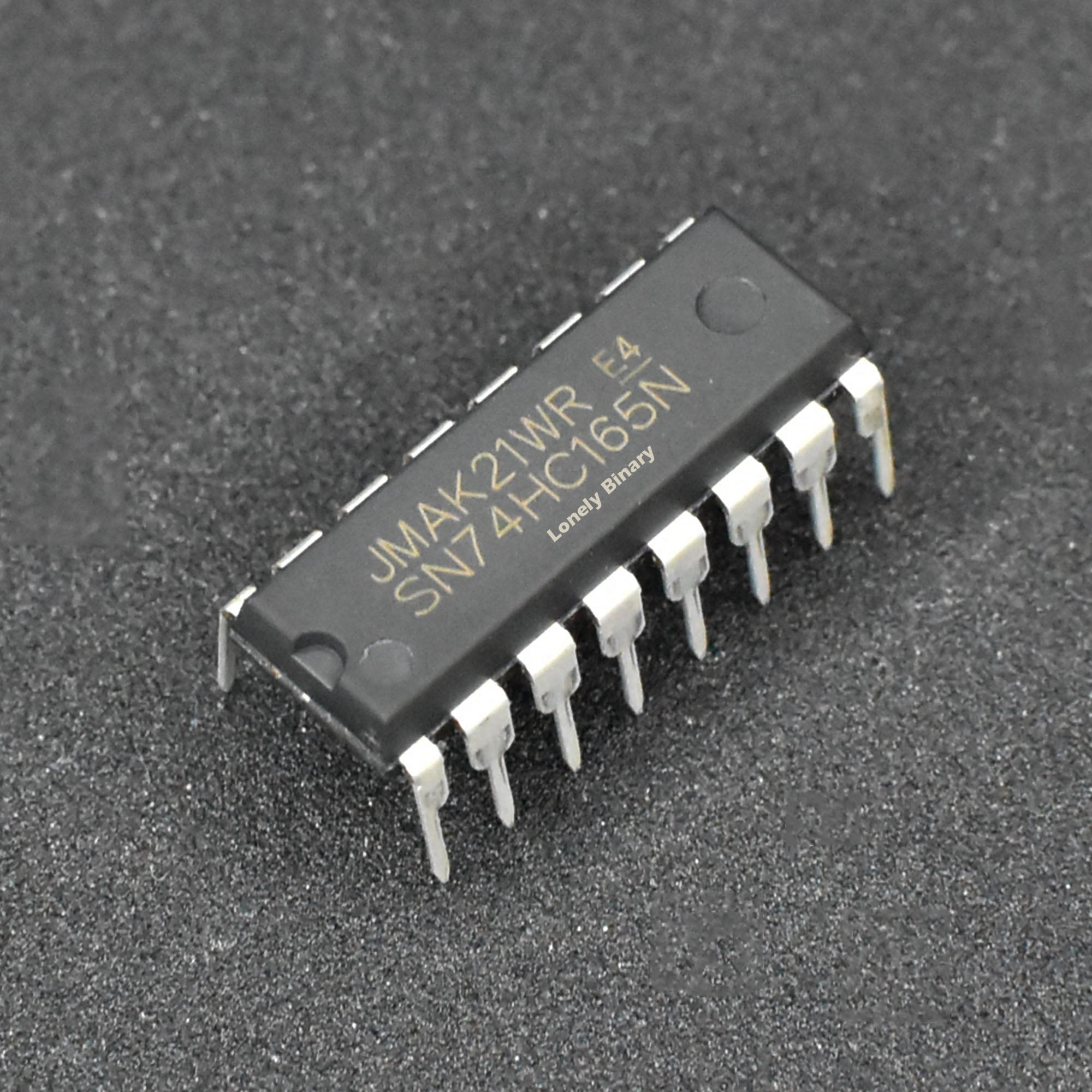 74HC165 8-bit parallel in/out Shift Register IC – Lonely Binary