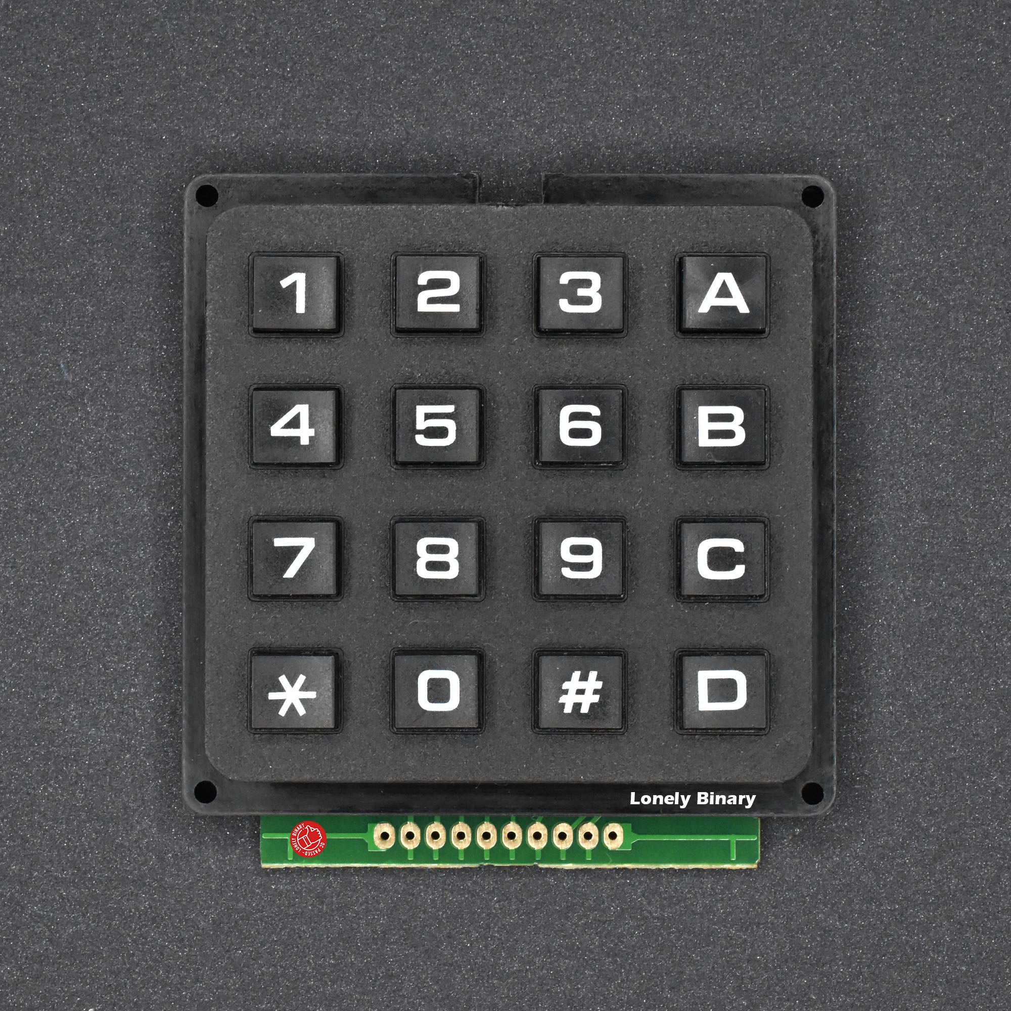 Heavy Duty 4 X 4 Matrix Keypad – Lonely Binary