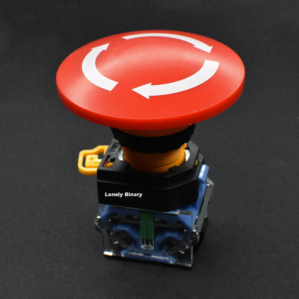 STOP Emergency Push Button Switch 60MM