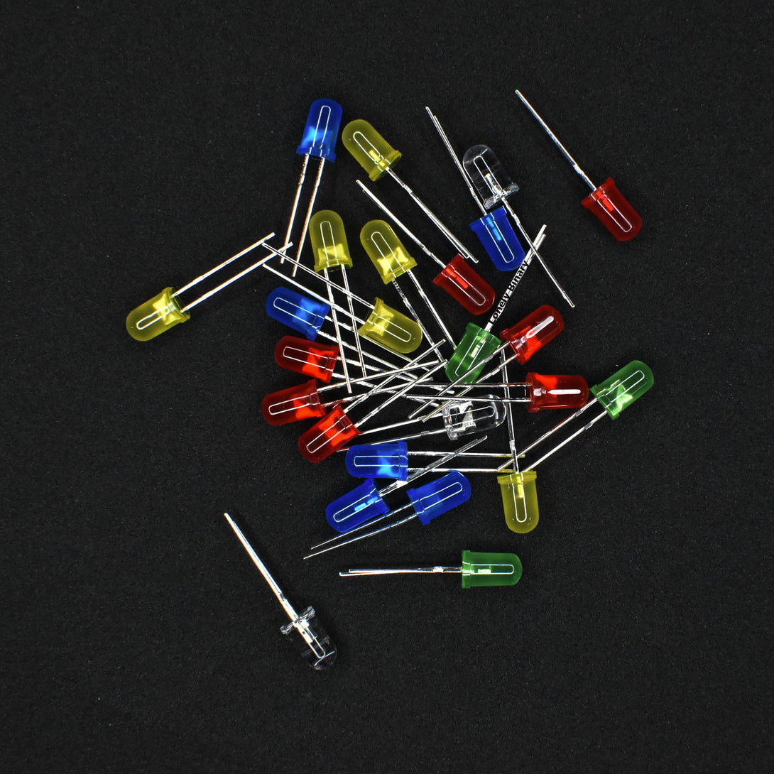 Led Color Pack 5mm LED Mixed Color Assorted Pack – Lonely Binary