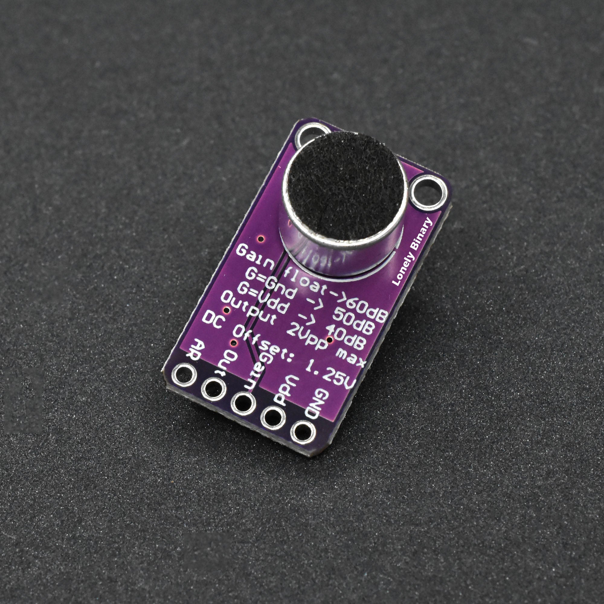 Electret Microphone Amplifier MAX9814 with Auto Gain Control – Lonely ...