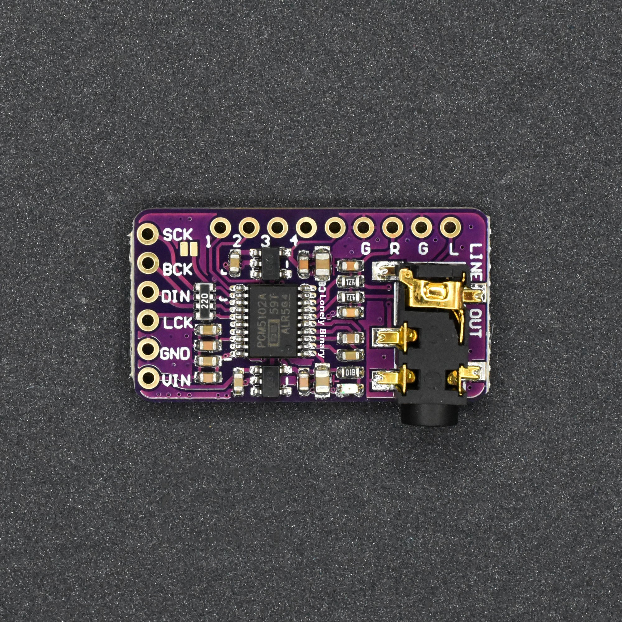 PCM5102 I2S Stereo DAC Decoder – Lonely Binary