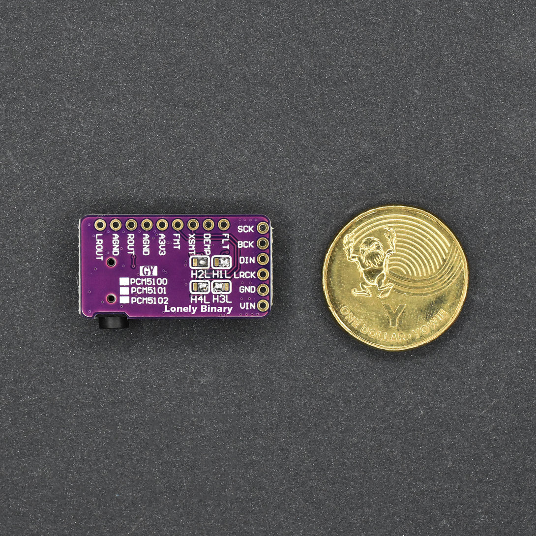 PCM5102 I2S Stereo DAC Decoder – Lonely Binary