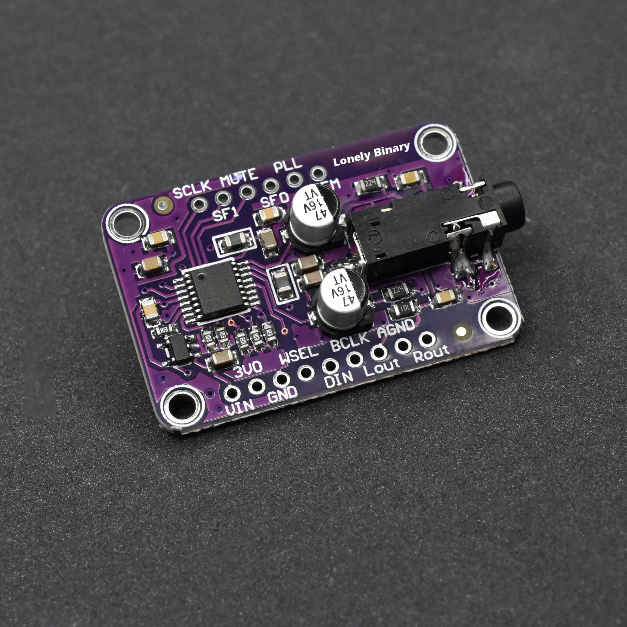 UDA1334A I2S Stereo DAC Decoder – Lonely Binary