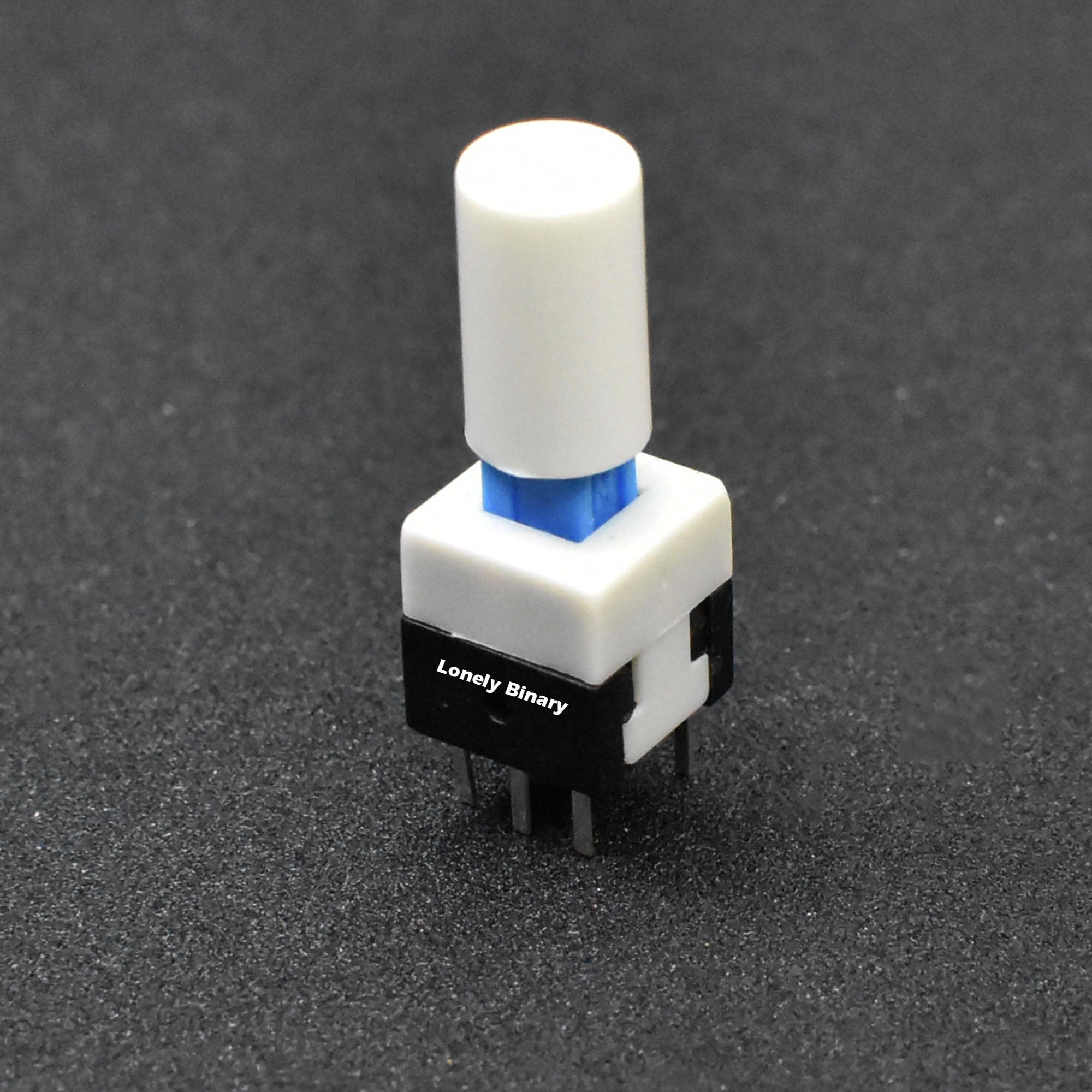 8 x 8mm Push-on/Push-off Tactile Push Button (DPDT Switch and Cap) - A ...
