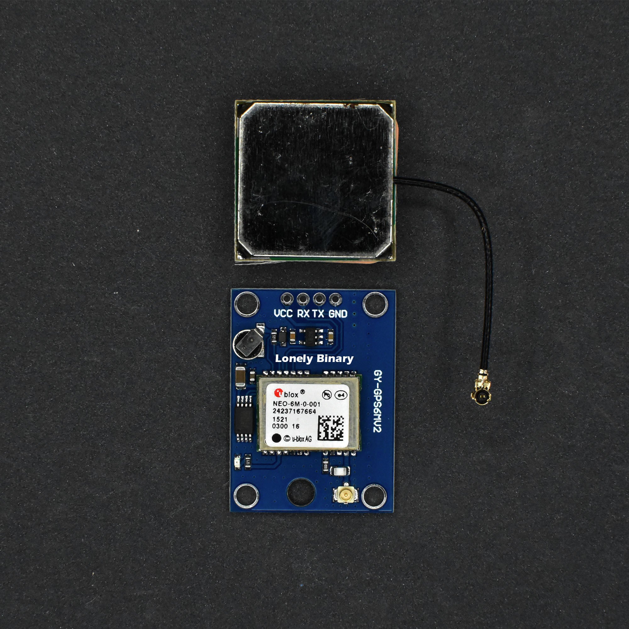 NEO-6M GPS Module with Antenna and EEPROM GY-NEO6MV2 – Lonely Binary