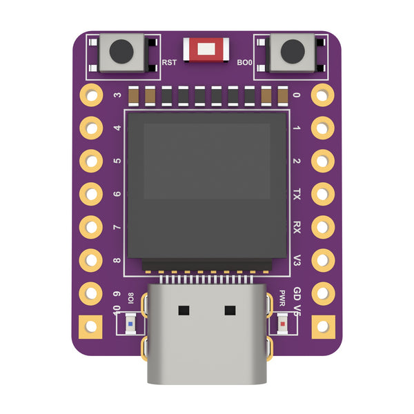 ESP32-C3 OLED Board with 0.42 Inch Display, Wi-Fi and Bluetooth LE