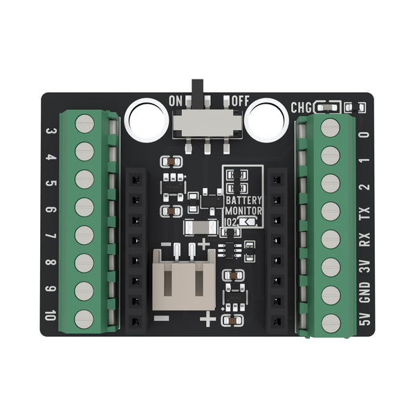 ESP32-C3 OLED Screw Terminal Base with LiPo Charger