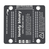 Underside of the ESP32 PinPulse Shield with the display connector pin mapping