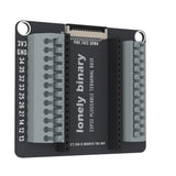 ESP32 Pluggable Terminal Base swung 30 degrees away on its left edge