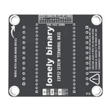Underside of the ESP32 Screw Terminal Base with the display connector pin mapping