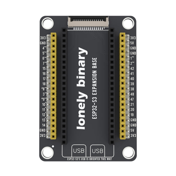 ESP32-S3 Expansion Base, 2.54 mm Pins